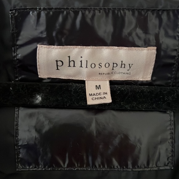 Philosophy hooded puffer vest - Picture 3 of 7